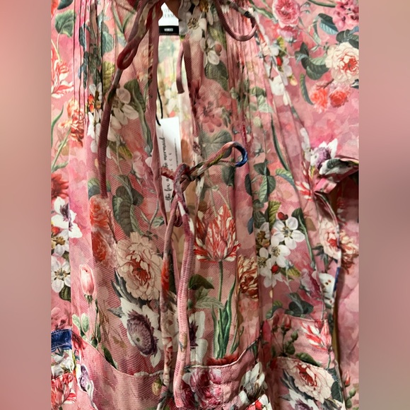 The Fox and the Mermaid Floral Pink Long Sleeve Dress - NWOT - Picture 3 of 7